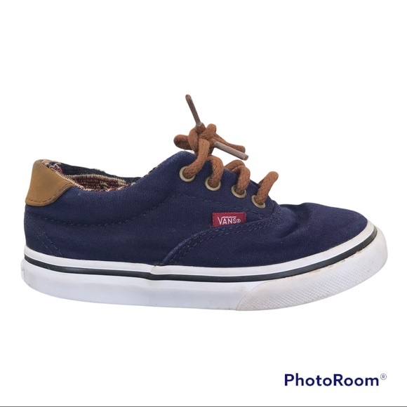 Vans Off the Wall Canvas Sneakers For Little Boys